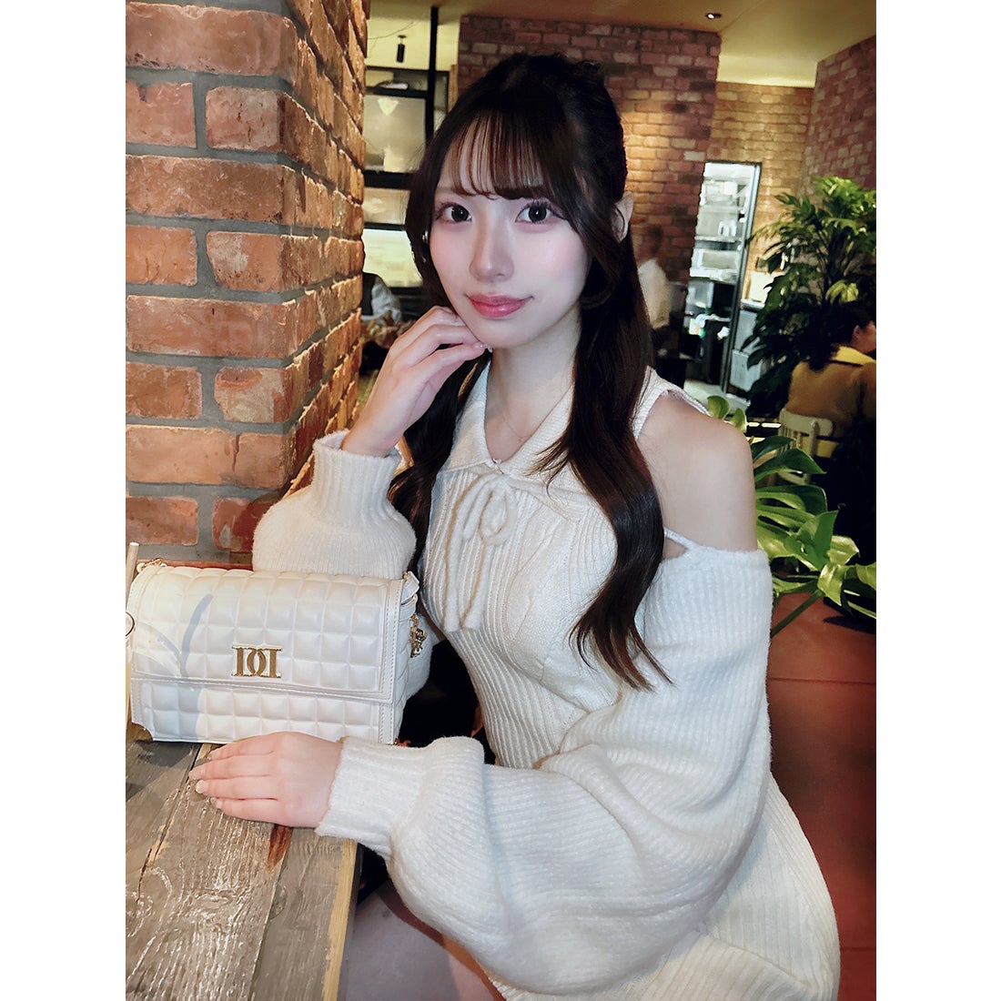 ダーリッチ Darich ショートボレロニットミニワンピース （アイボリー