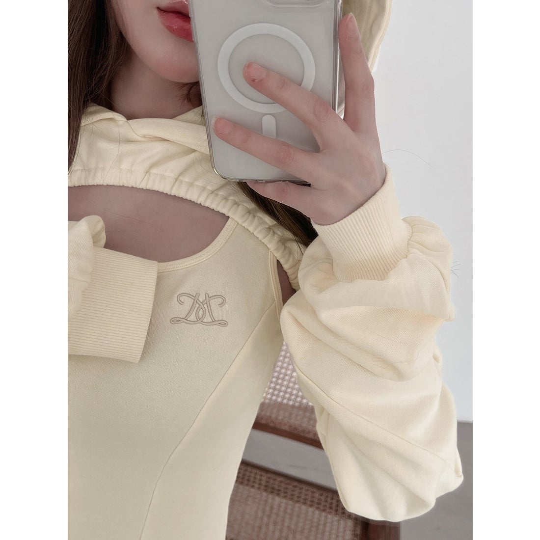 ダーリッチ Darich ショートフーディスウェットミニワンピース