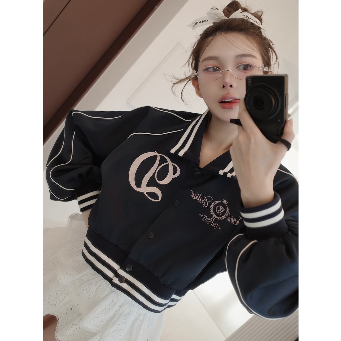 ダーリッチ Darich Darich Clubスカジャン （ネイビー