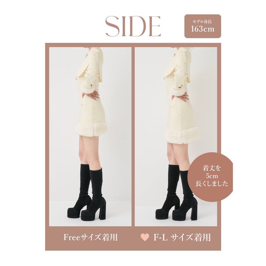 ダーリッチ Darich ビジューケープニットミニワンピース （グレー