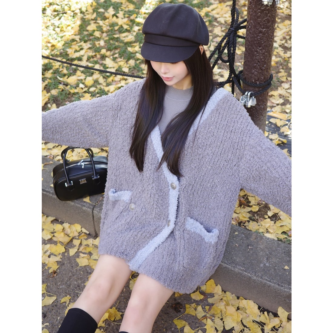 ダーリッチ Darich パントーンニットアンサンブル （アイボリー