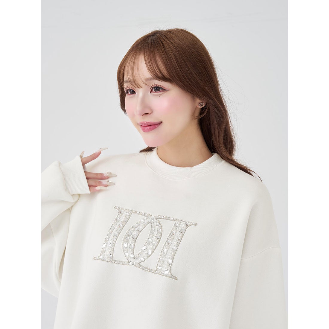 ダーリッチ Darich DDロゴビジュースウェットプルオーバー （ホワイト