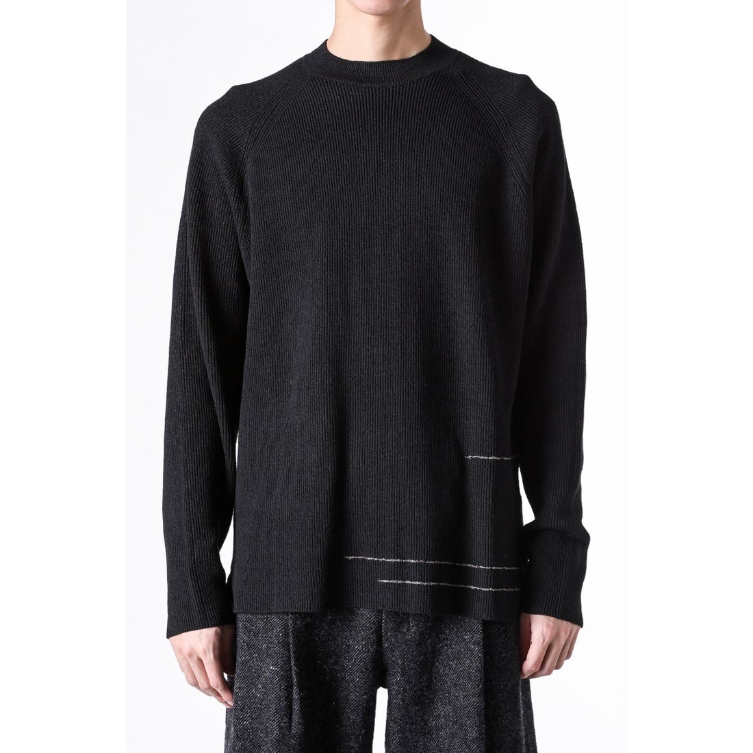 DEVOA Pullover Knit High Twist （Black）- Osaka / Kyoto, Ship