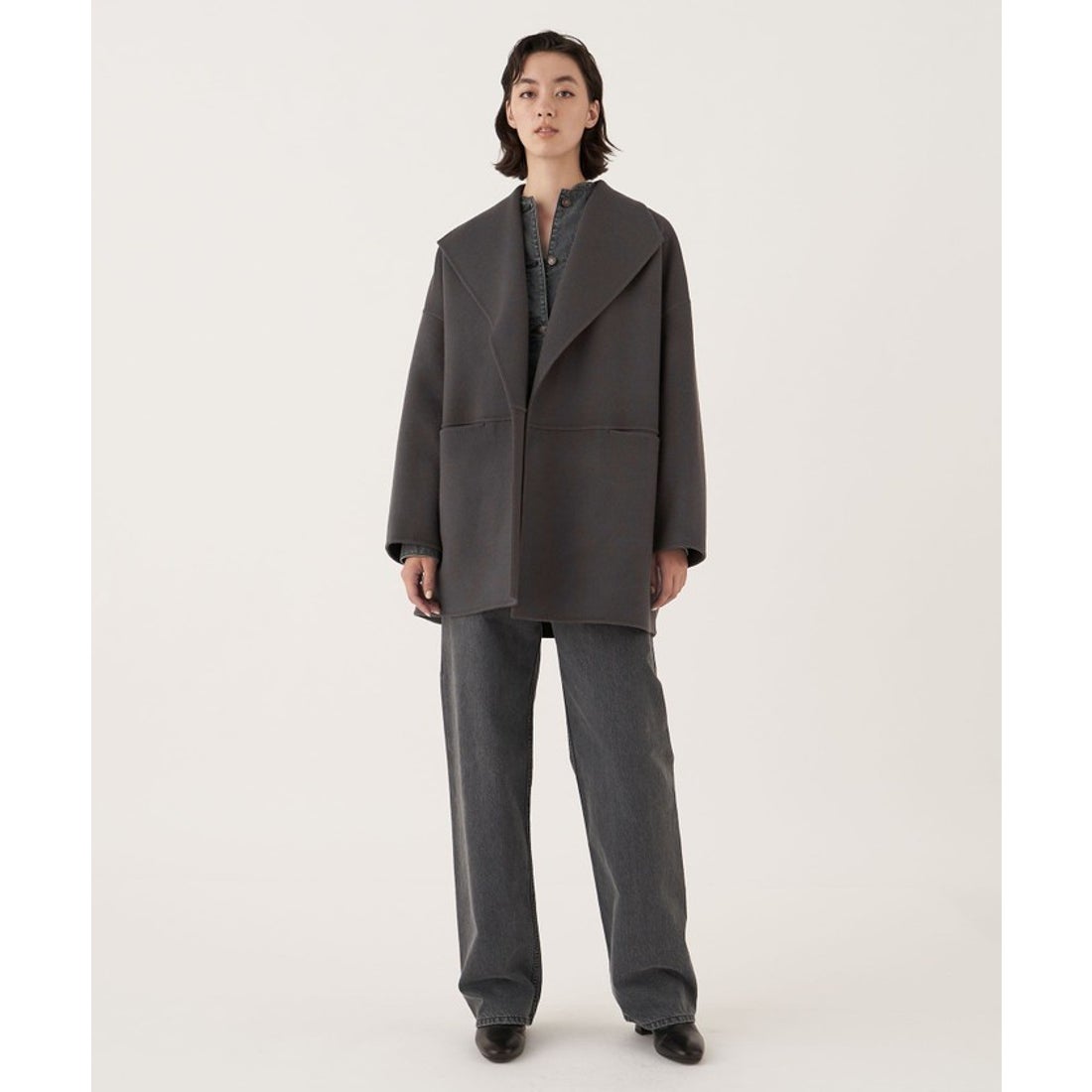 デ・プレ DES PRÉS 【一部WEB限定】ダブルフェイスメルトンビーバー