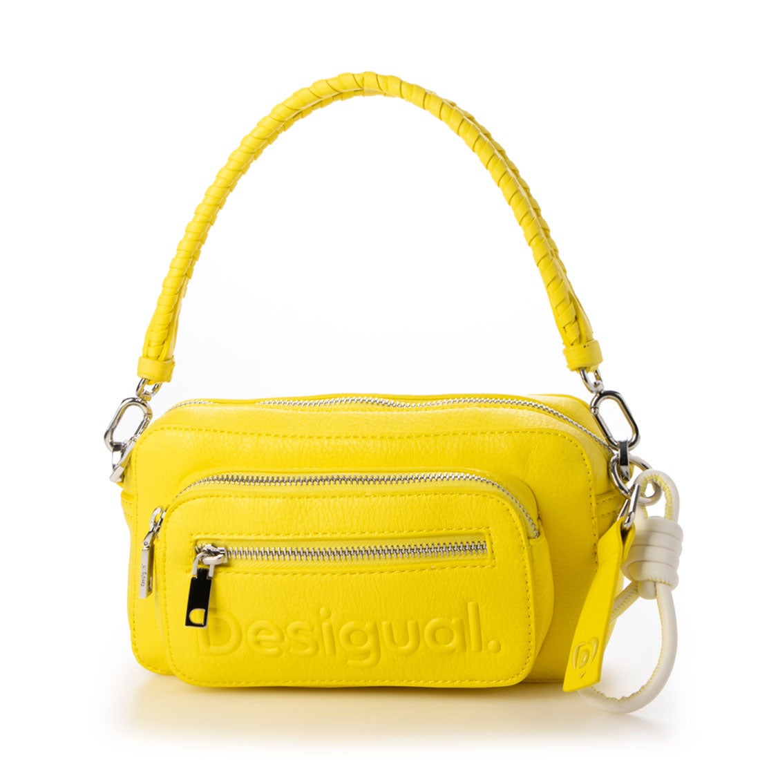 デシグアル Desigual ロゴ ミニクロスボディバッグ （イエロー