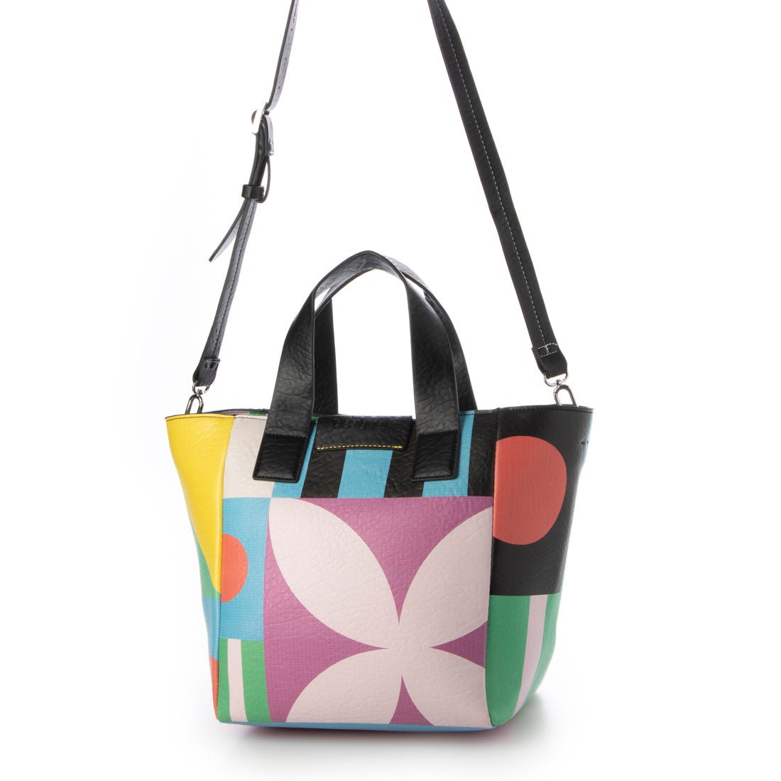 デシグアル Desigual 幾何学模様 ミドルトートバッグ （マルチ） -waja