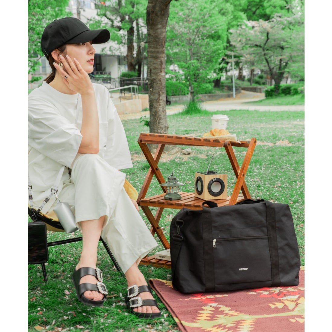デバイスプラス DEVICE＋ 【折りたたんで収納可能】 3way ボストン