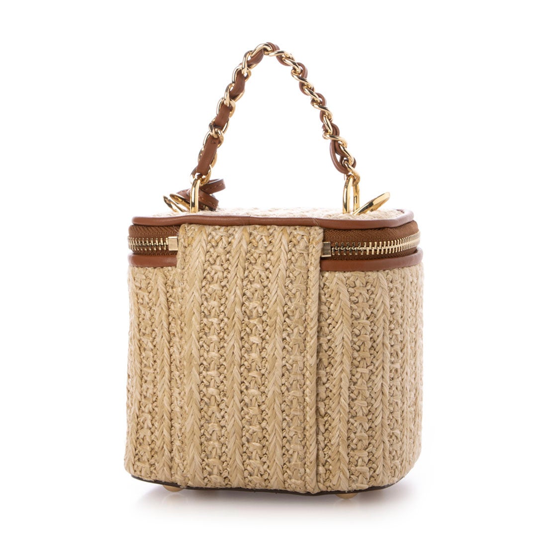 ダイアナ DIANA ハンドバッグ（Mサイズ） （ブラウン合皮スムース