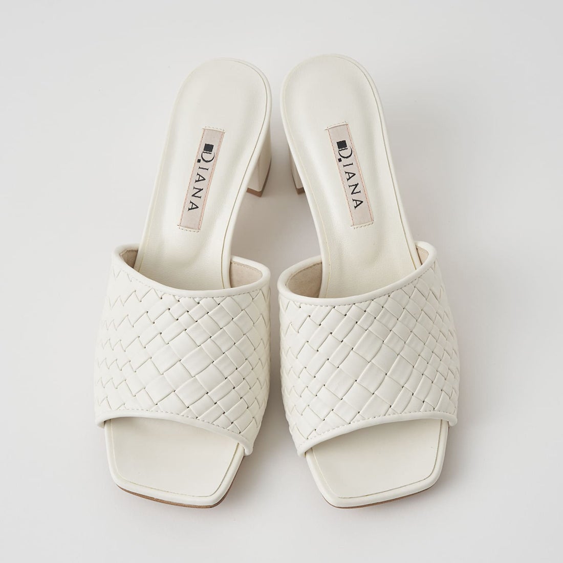 ダイアナ DIANA イントレチャートミュール(白メッシュ) （白メッシュ