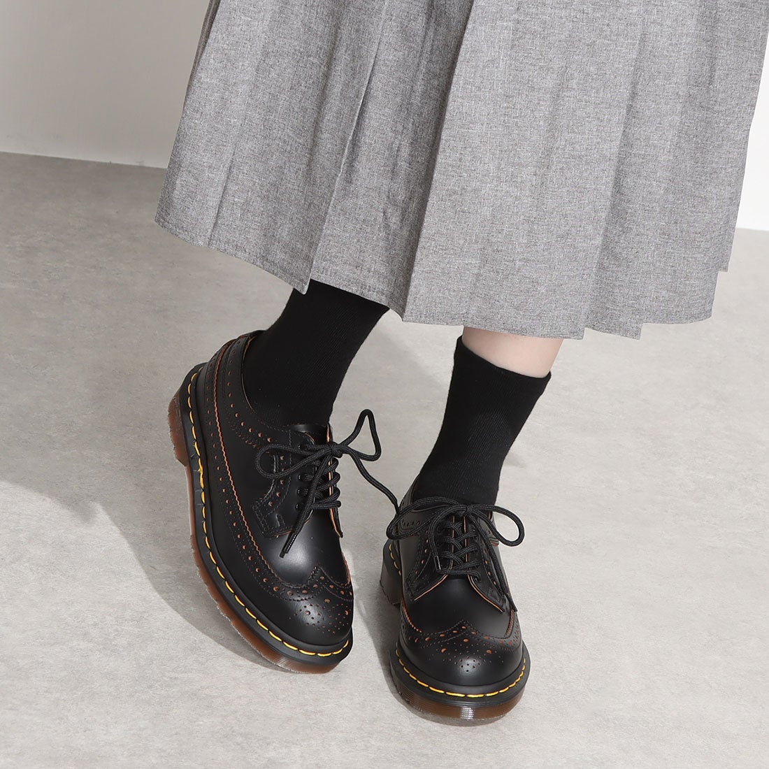 ドクターマーチン Dr.Martens レディース メンズ イエローステッチ