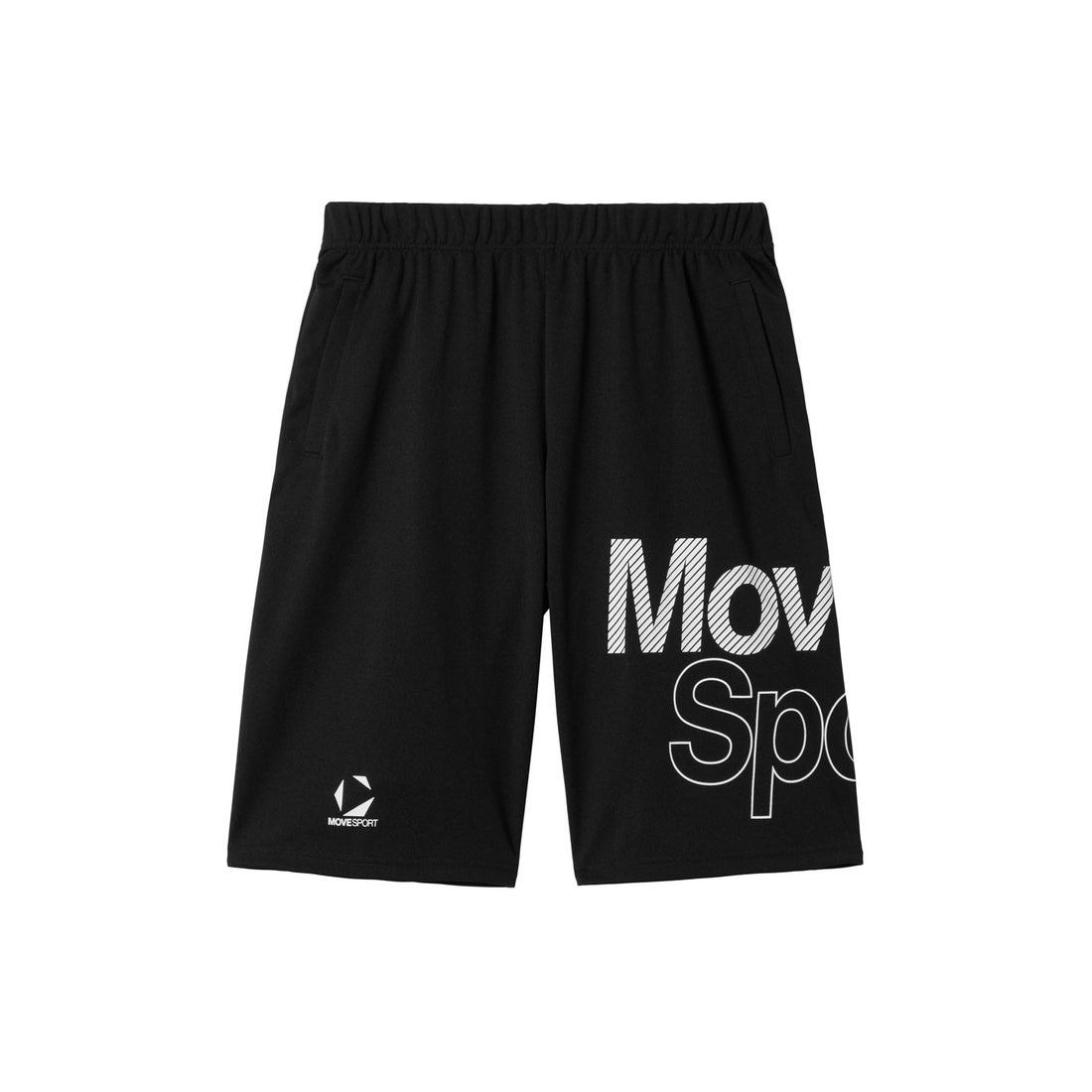 ムーブスポーツ MoveSport ドライメッシュ ビックロゴ ハーフパンツ