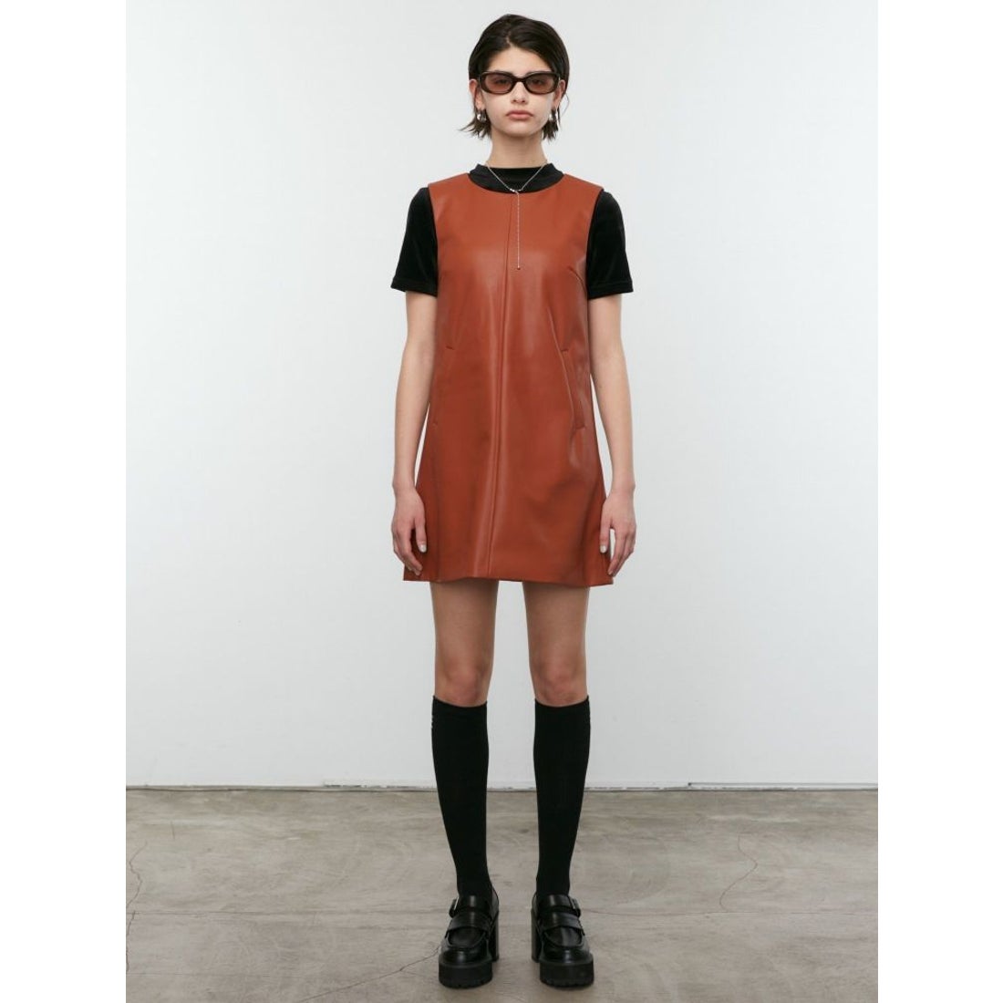 エモダ EMODA ベルトプラットフォームローファー （ブラック） -靴