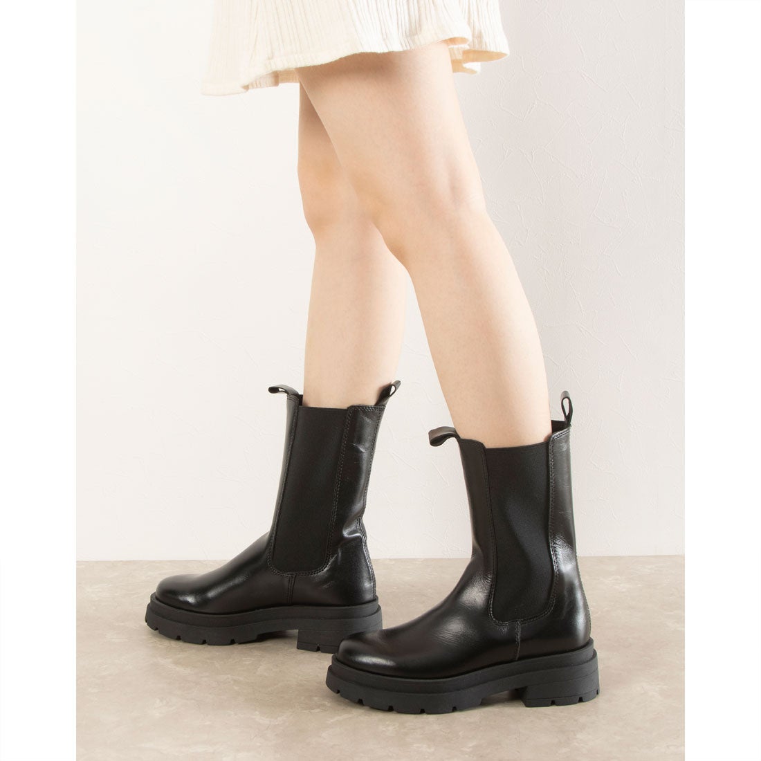 エネス ENESS サイドゴアブーツ （NERO(BLACK)） -靴＆ファッション