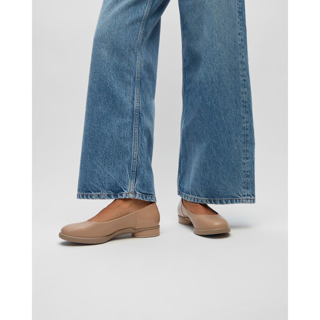 エコー ECCO ウィメンズ 本革 バレエシューズ スカルプテッド エル