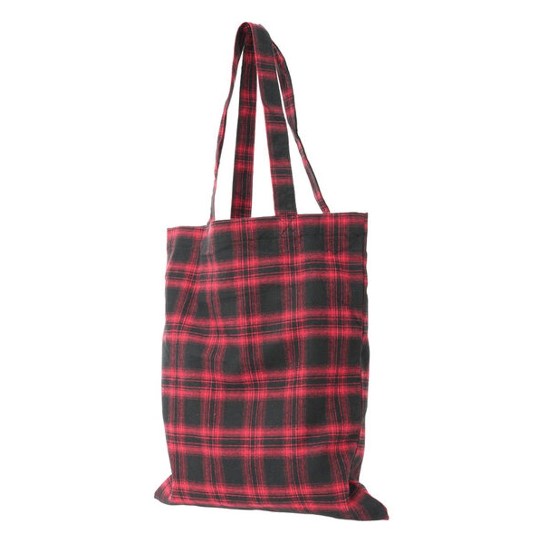 エヘカソポ ehka sopo チェックトートバッグ （レッド