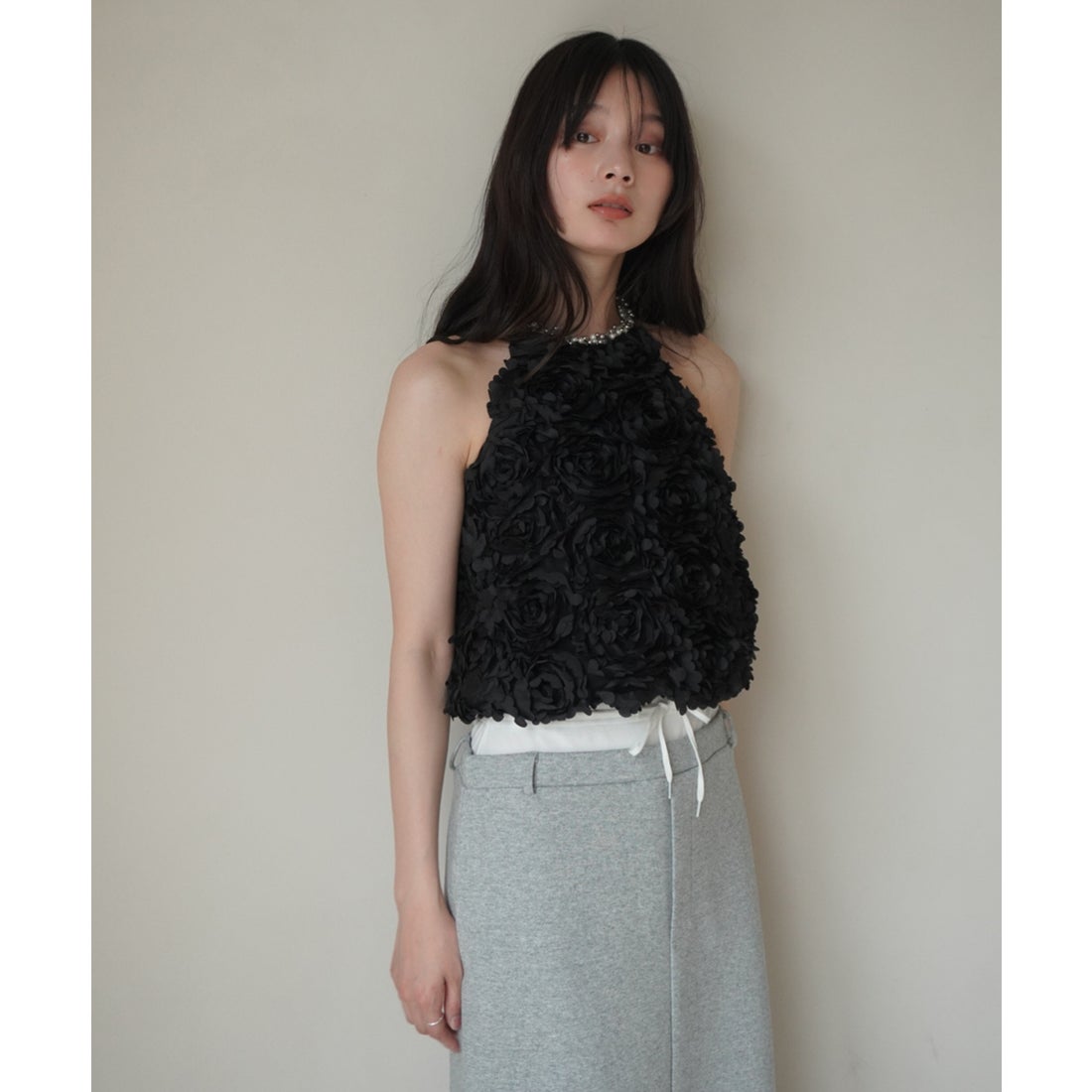 エイミーイストワール EIMY ISTOIRE ボリュームフラワーモチーフアメ