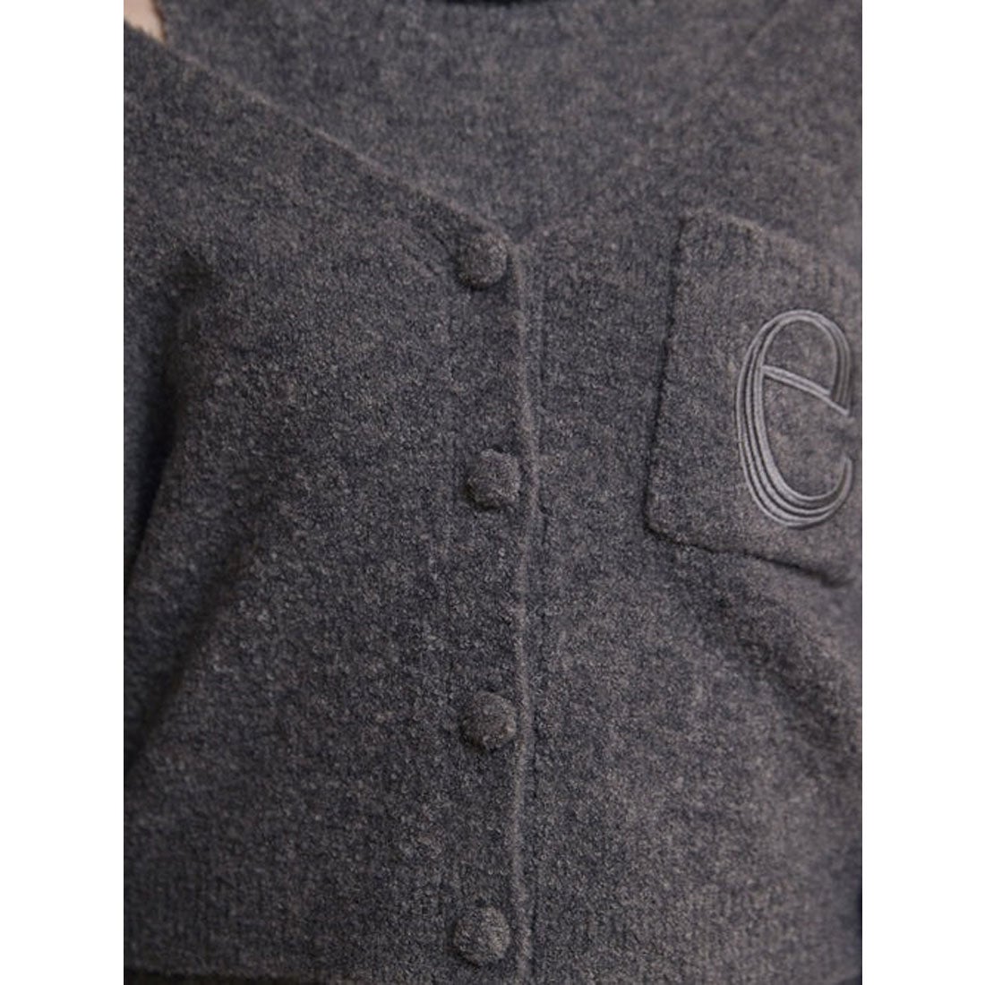 エイミーイストワール EIMY ISTOIRE ブークレニットカーディガン