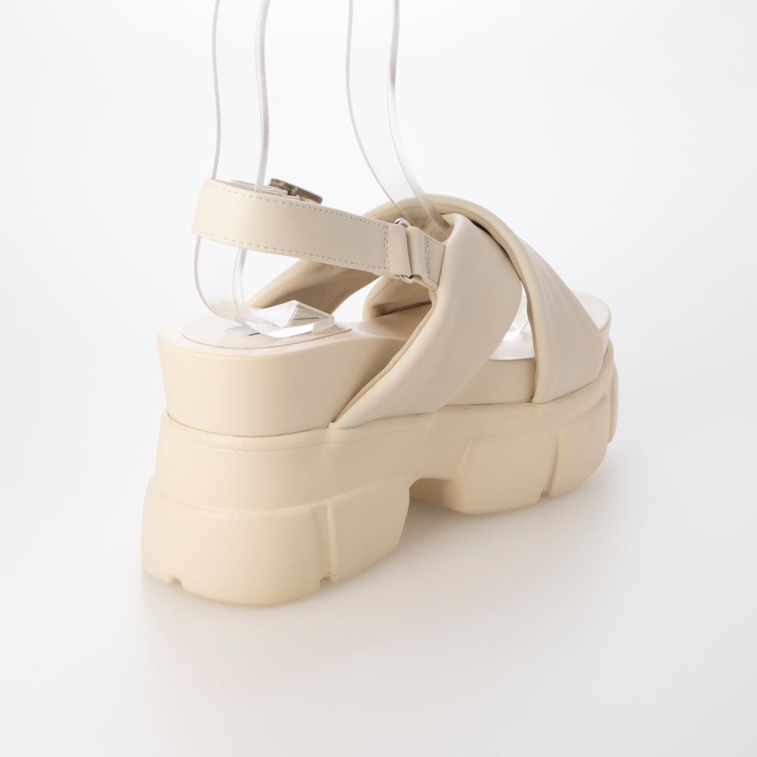 XS-LLサイズ展開】厚底クロスパデットサンダル IW5426 -【公式】EVOL