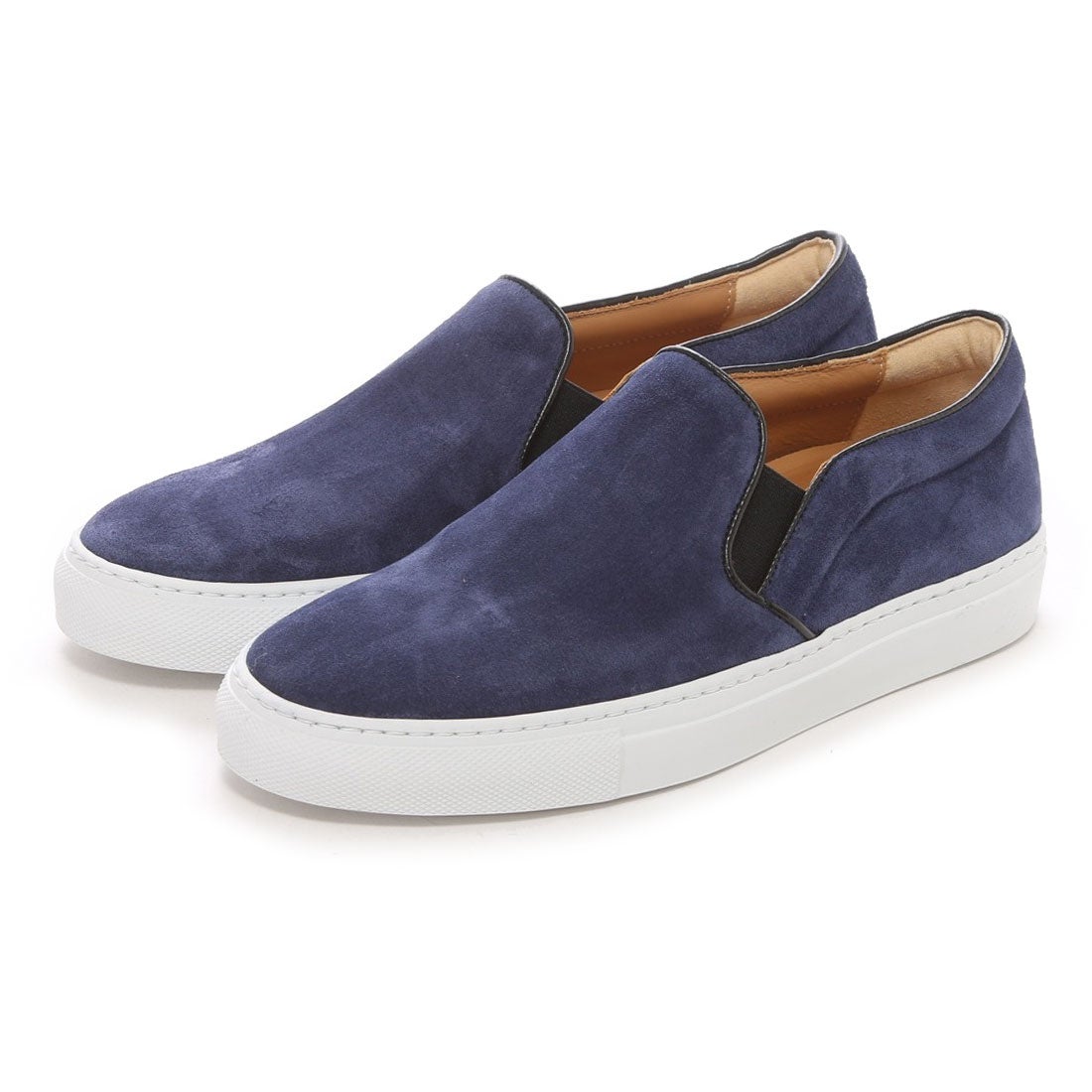 ファビオルスコーニ FABIO RUSCONI スリッポンシューズ（ネイビー