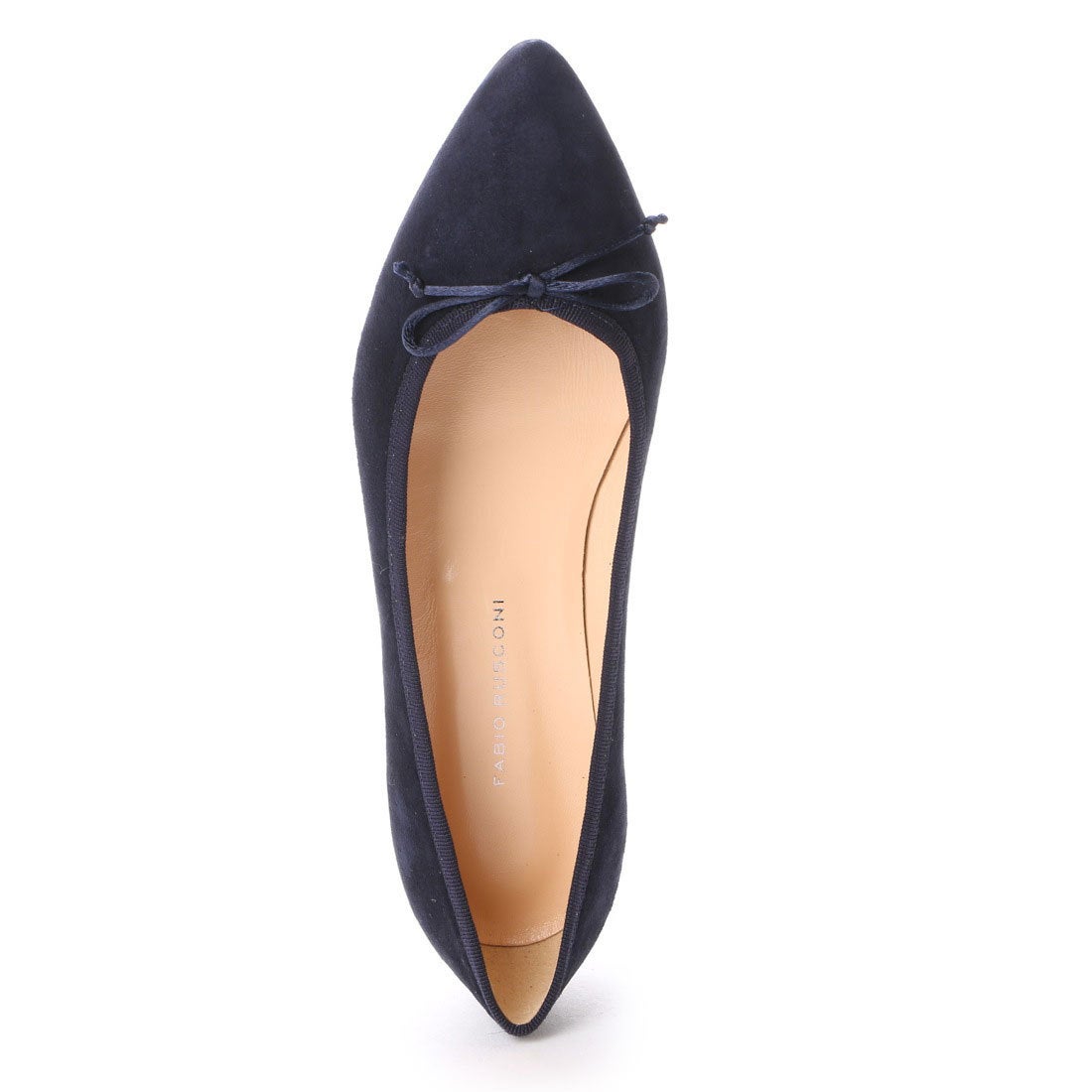○ファビオルスコーニ FABIO RUSCONI フラットシューズ（ネイビー