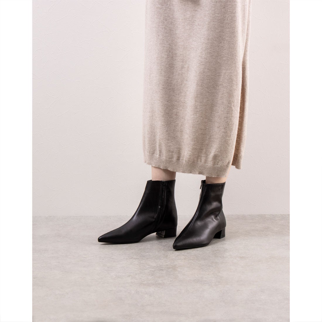 ファビオルスコーニ FABIO RUSCONI ショートブーツ （ブラック