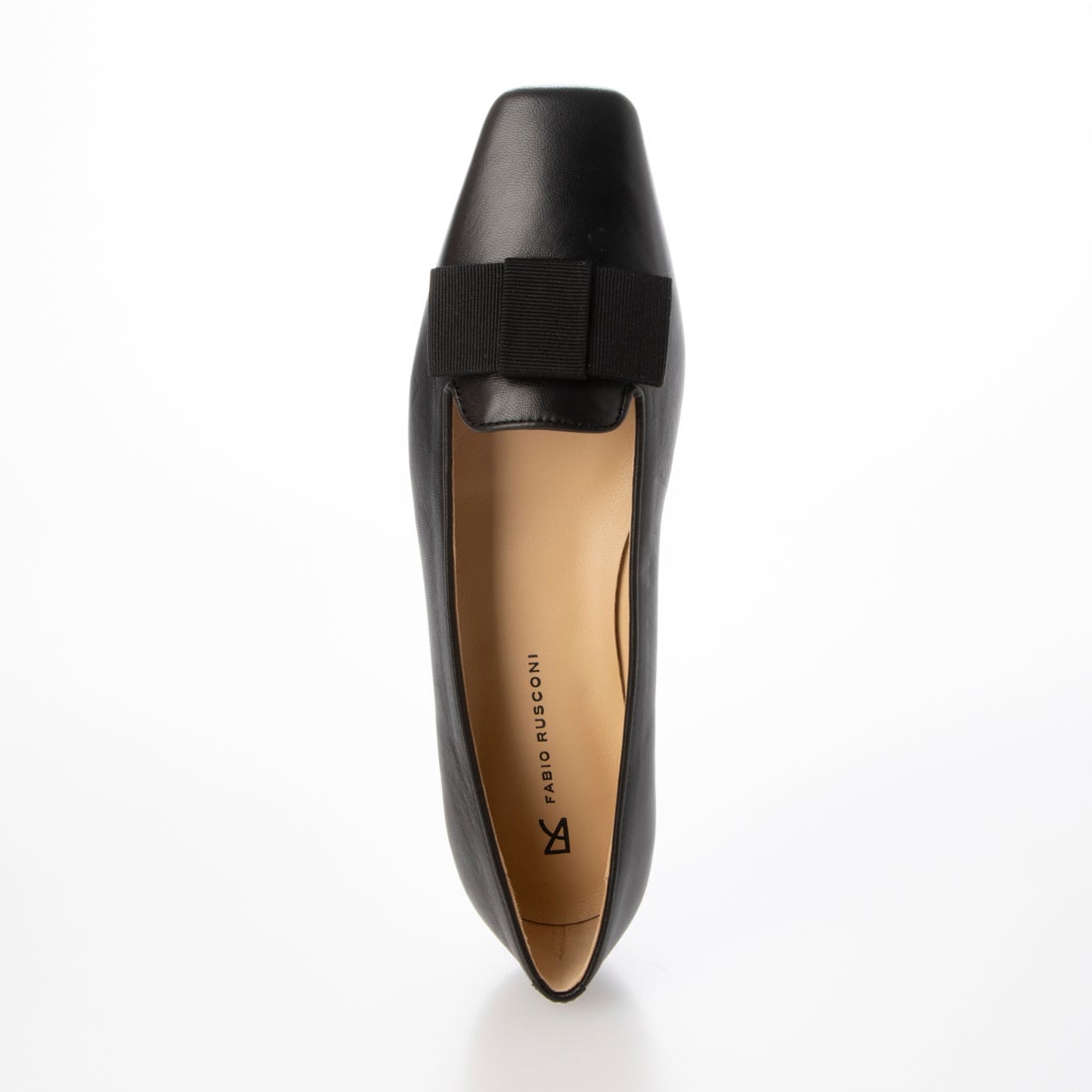 ファビオルスコーニ FABIO RUSCONI スクエアトウオペラパンプス