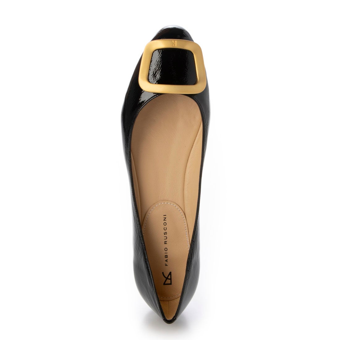 ファビオルスコーニ FABIO RUSCONI オーナメント付きバレエシューズ