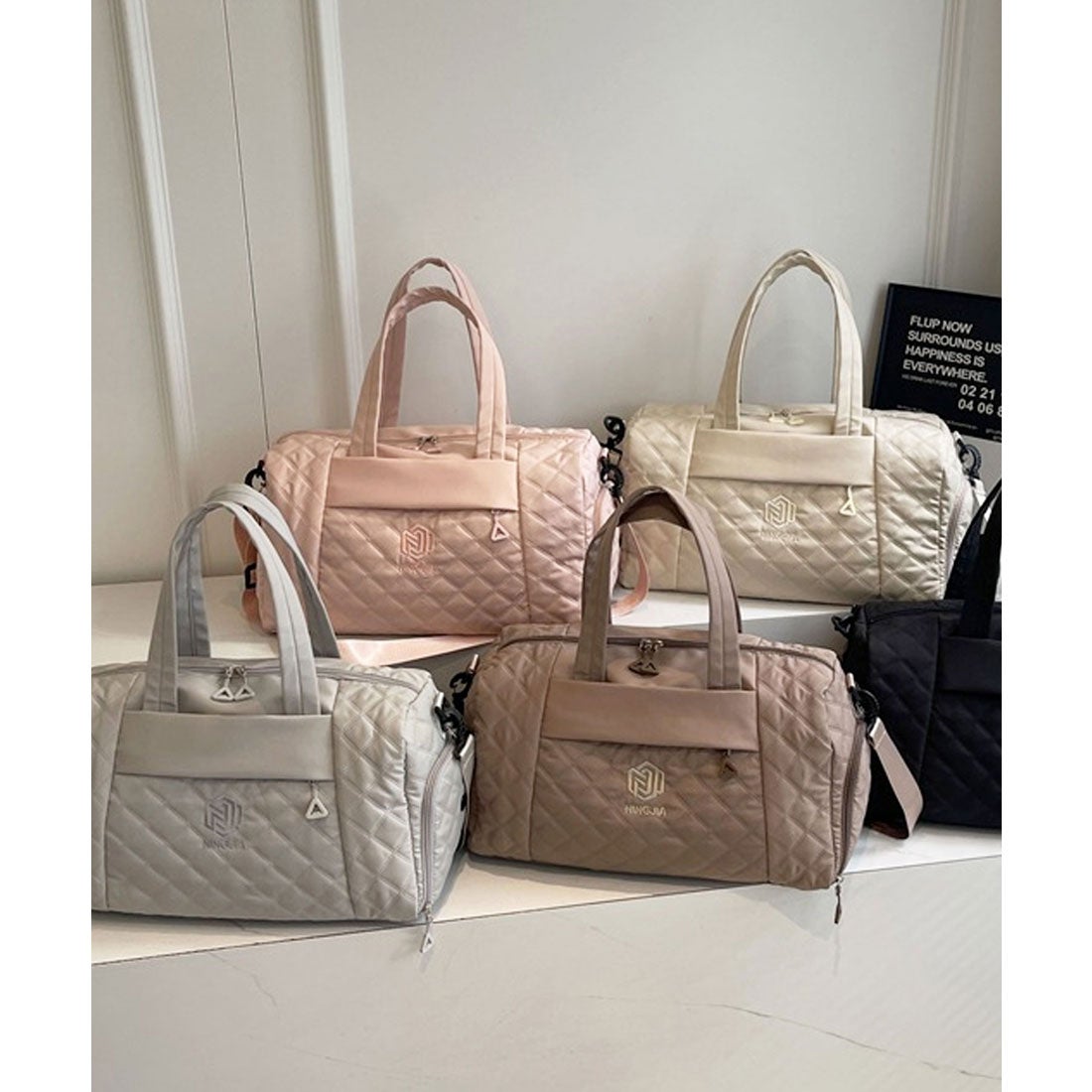 フロージュ florge 【多ポケット・撥水加工】 2WAY ワントーンダイヤ