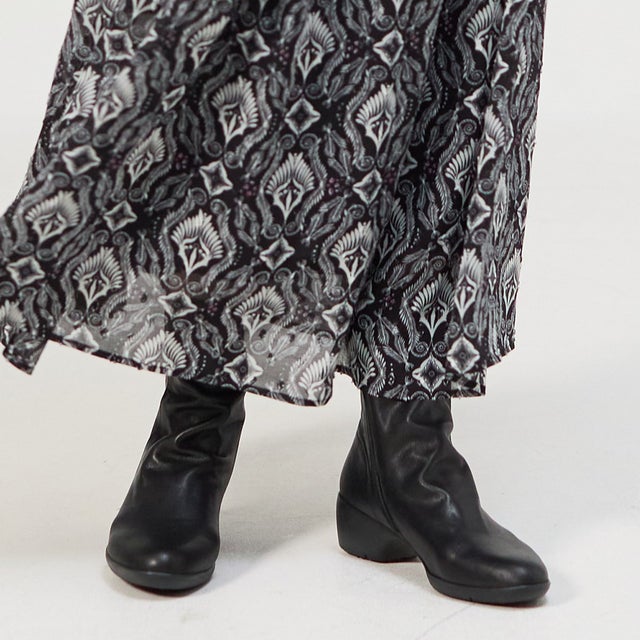 ソフトレザーブーツ900 （ブラック） -fitfit(フィットフィット