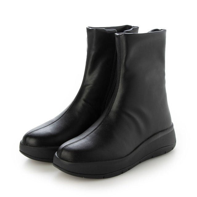 フレックスヒールサイドゴアブーツ2 （ブラック） -fitfit(フィット