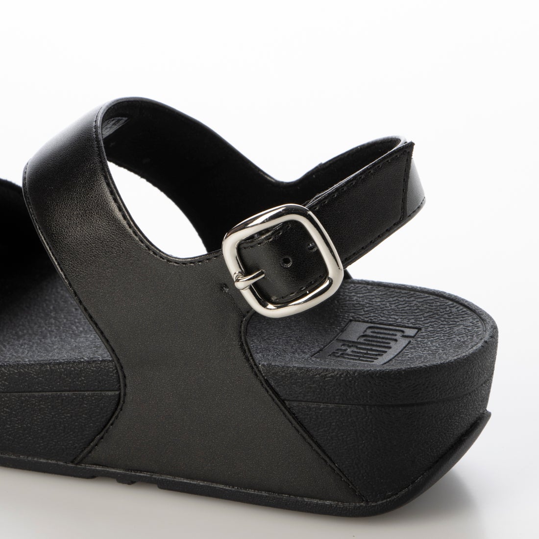 フィットフロップ fitflop Wベルト ヒールストラップ ラメ （ALL BLACK