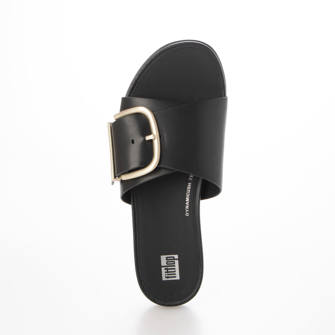 フィットフロップ fitflop GRACIE MAXI-BUCKLE LEATHER SLIDES （Black