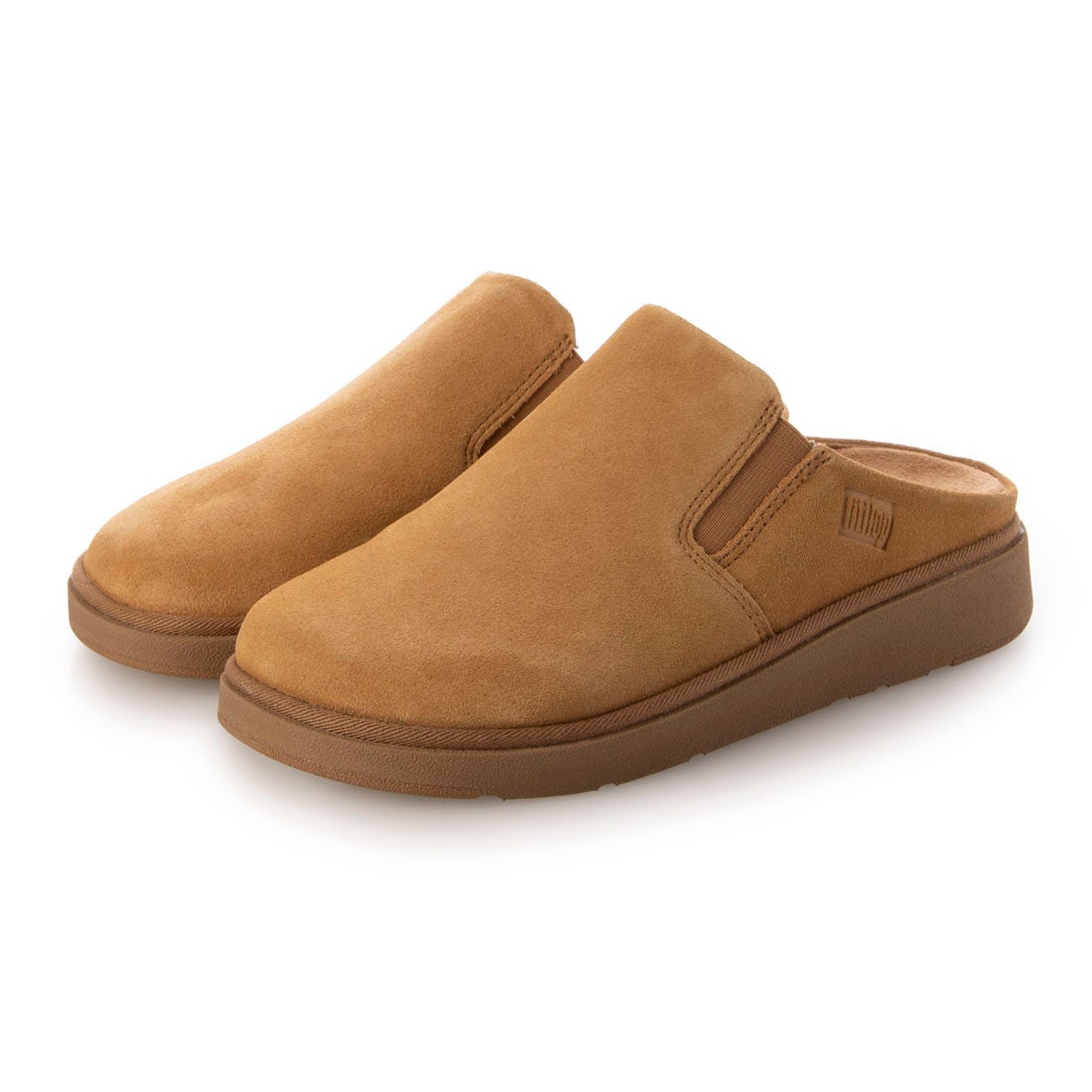 フィットフロップ fitflop GEN-FF ELASTICATED SUEDE MULES （Desert