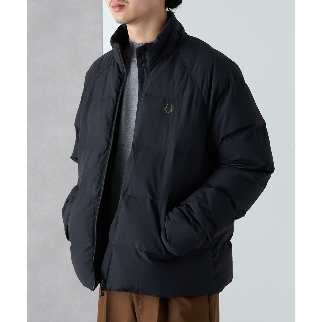 フレッドペリー FRED PERRY 【正規品】RAGLAN SLEEVE PADDED JACKET
