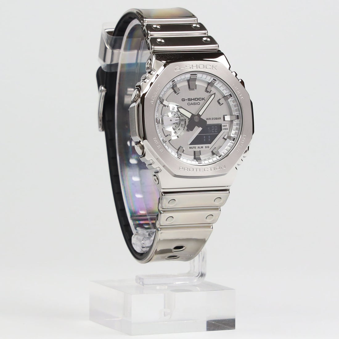 G-SHOCK】FINE METALLIC SERIES / GM-2100YM-8AJF （シルバー×ブラック