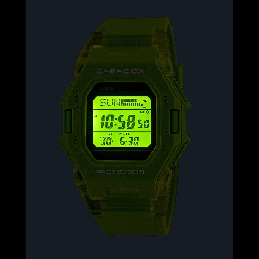 G-SHOCK】GD-B500シリーズ / GD-B500S-3JF （蛍光グリーン） -靴