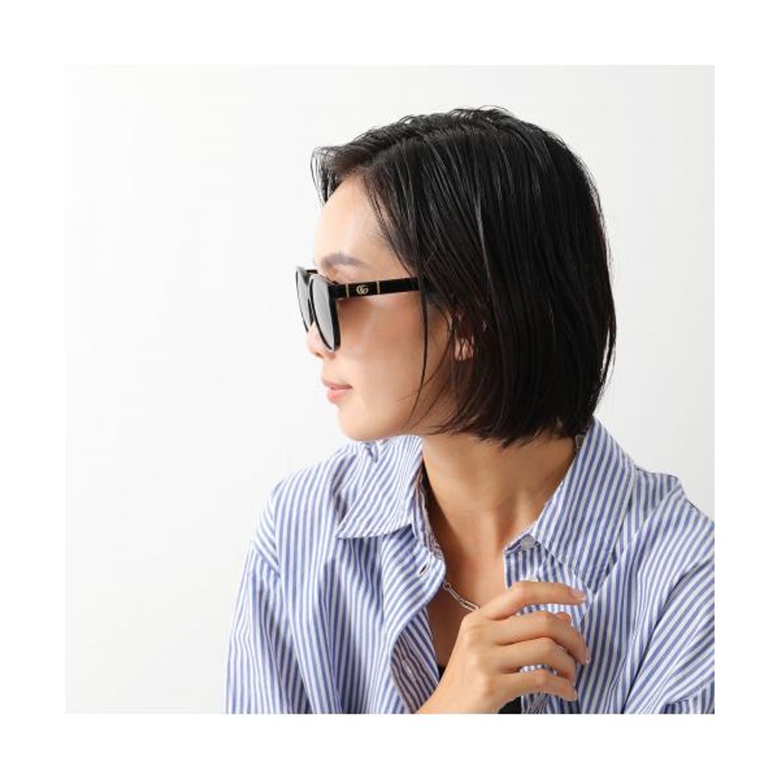 グッチ GUCCI GUCCI サングラス GG0636SK ボストン型 GGロゴ （001