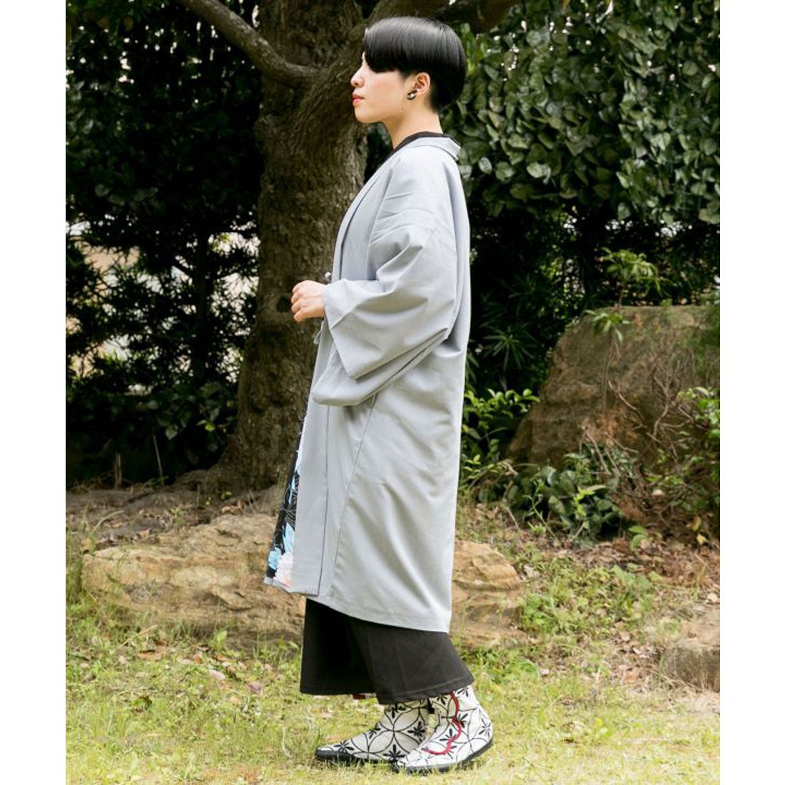 カヤ】裏勝り着物羽織 グレー -ファッション通販 FASHION WALKER