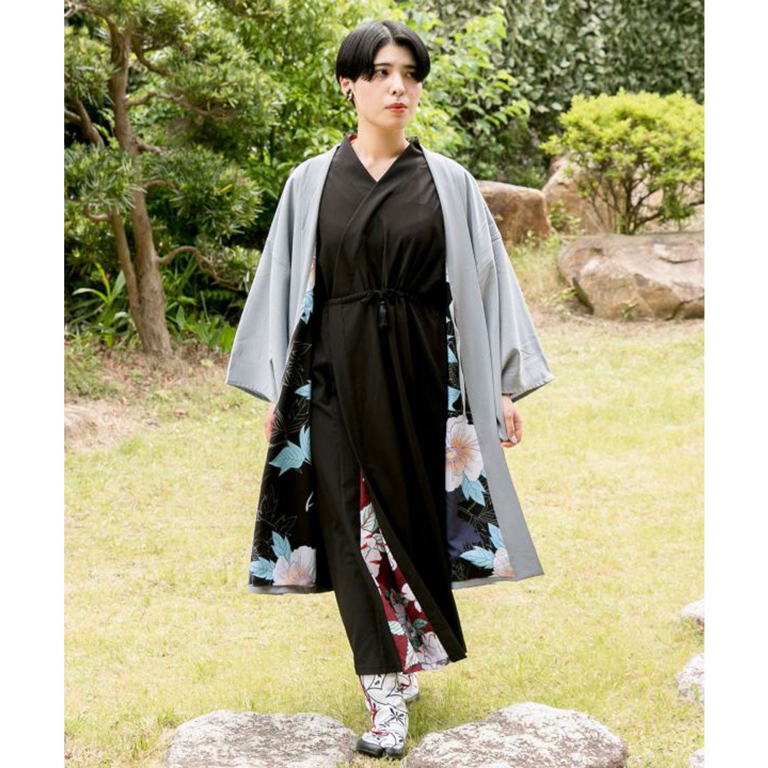 カヤ】裏勝り着物羽織 グレー -ファッション通販 FASHION WALKER