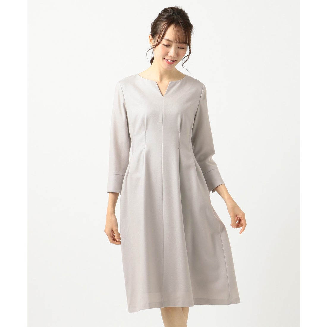 組曲 【10周年WEB限定】ウールソフトジョーゼット ワンピース