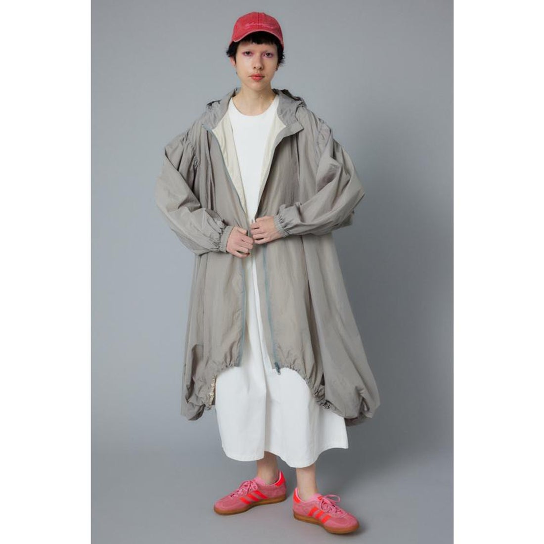 ヘリンドットサイ HeRIN.CYE Light balloon blouson （BLK