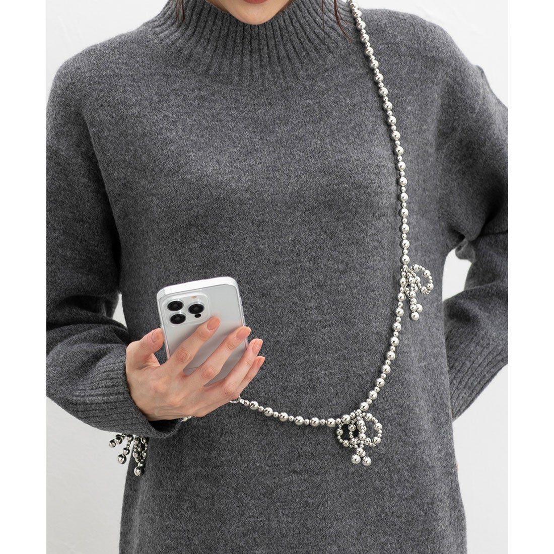 ハニーズ Honeys ビーズリボンストラップ ストラップ スマホストラップ