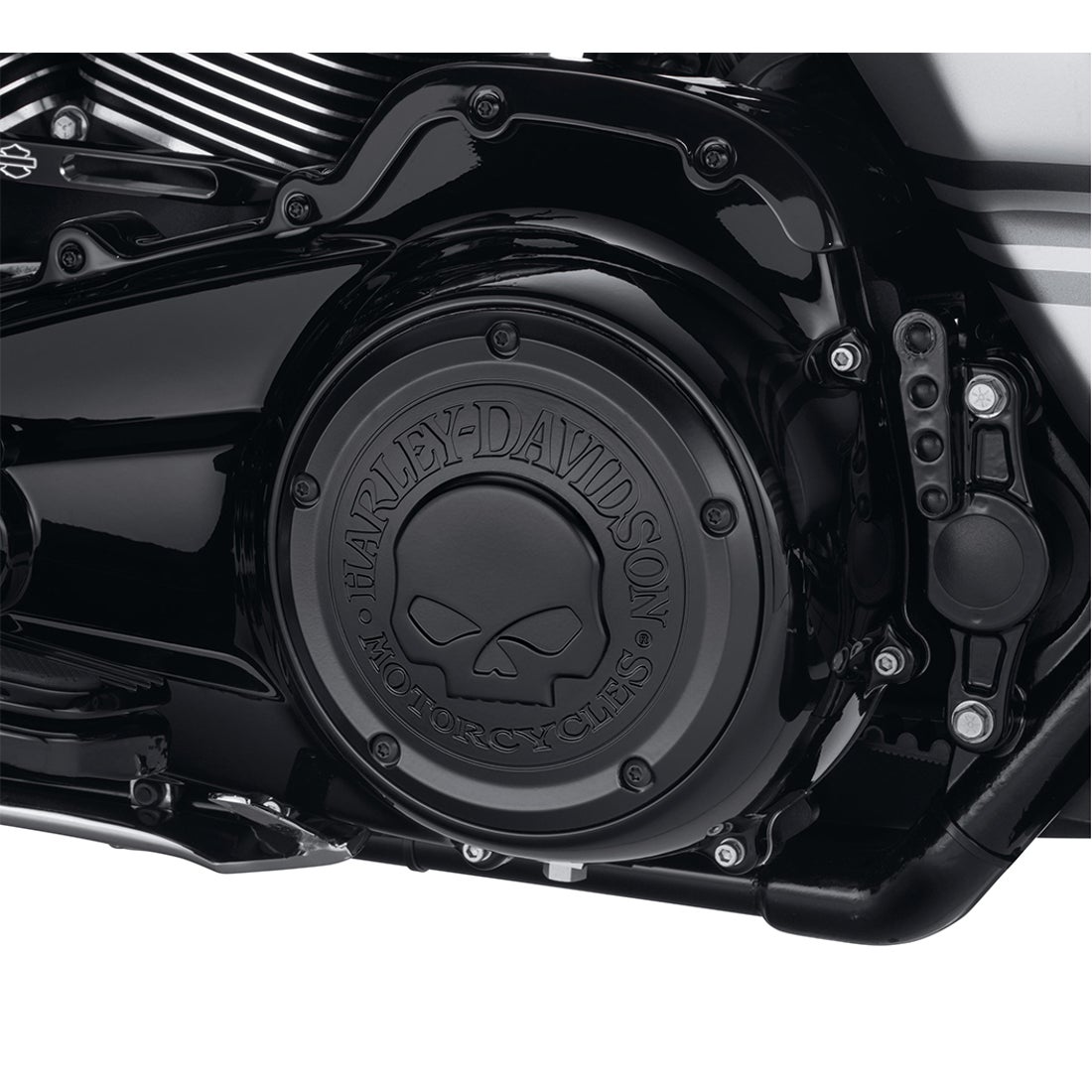 Willie G(TM) スカル ダービーカバー ブラック -ハーレーダビッドソン