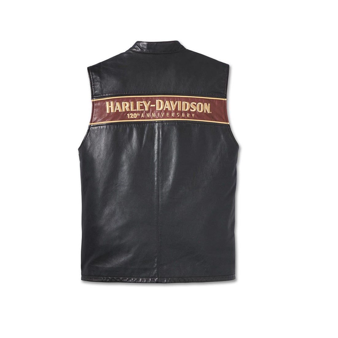 120周年記念レザーベスト -ハーレーダビッドソン公式オンラインショップ