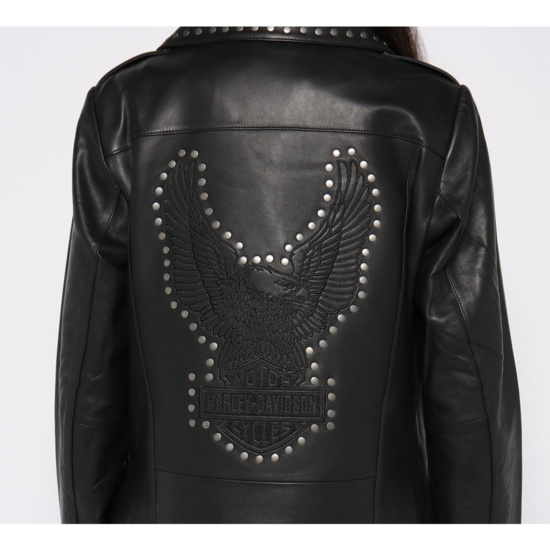 クラシックイーグルスタッズレザージャケット -ハーレーダビッドソン