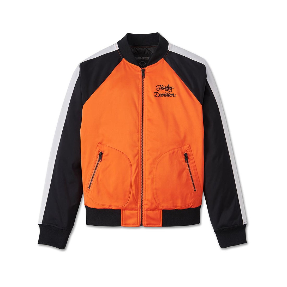 セドナオレンジサテンボンバージャケット -ハーレーダビッドソン公式