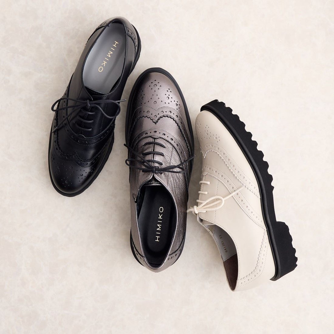 ヒミコ 卑弥呼 トラックソールレースアップシューズ/641301 （ガンメタ