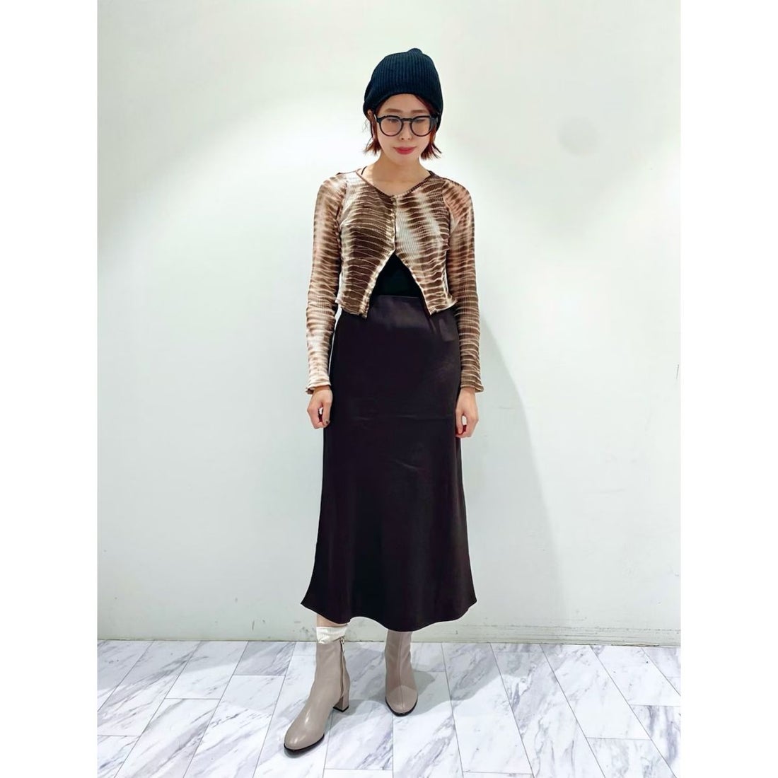 ヒミコ 卑弥呼 ソフトシープレザーブーツ/641403 （パープル