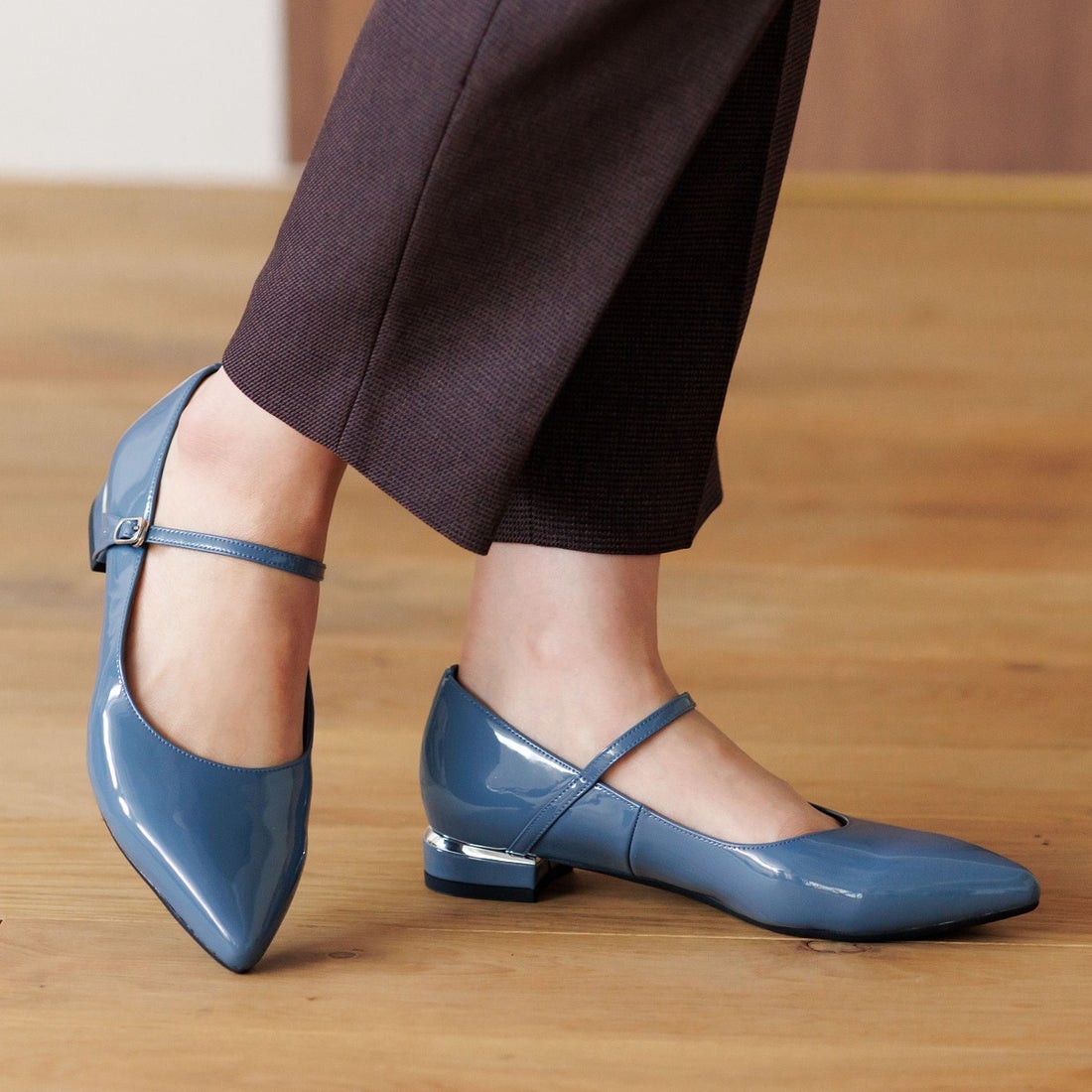 ヒミコ 卑弥呼 【WEB限定デザイン】フラットメリージェーンパンプス