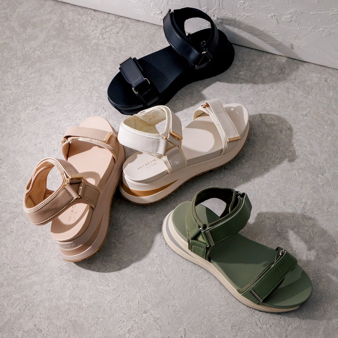 ヒミコ 卑弥呼 【HIMIKO Lite】メタルパーツスポーツサンダル/647201